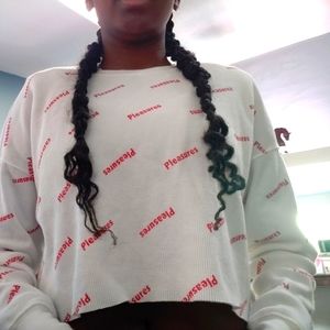 Forever 21 "Pleasures" crop top